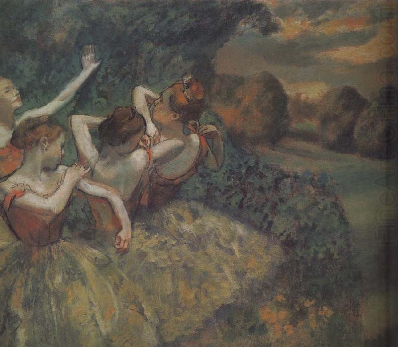 Edgar Degas Four dance china oil painting image